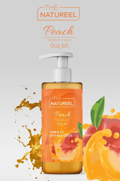 The Natureel Himalaya Tuzu Nemlendirici Banyo Ve Duş Jeli Şeftali 250 ml