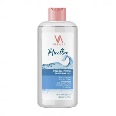 VIBEACAR Micellar Makyaj Temizleme Suyu Hassas ve Normal Ciltler 400 ml